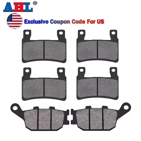 AHL Motorcycle Front and Rear Brake Pads For Honda CBR 600 F4 F4i CBR929 CBR954 FIREBLADE CBR900 RR VTR 1000 SP-1 (SP45) CB1300