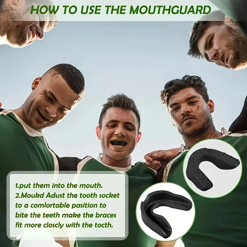 Sport Mouth Guard Teeth Protector Kids Adults Mouthguard Tooth Brace Protection Basketball Rugby Boxing Karate