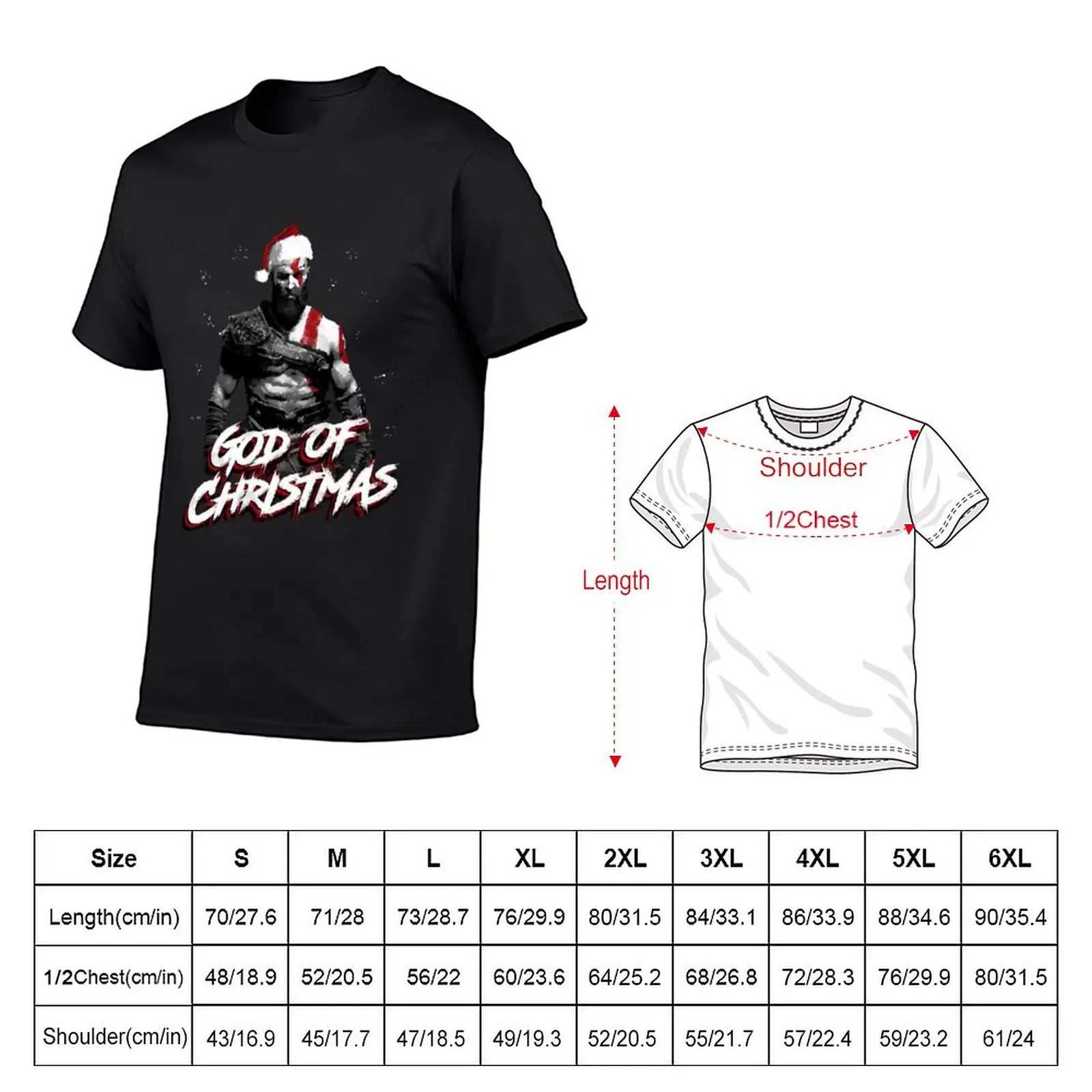 Vintage Kratos - God of Christma Gift Fan T-Shirt animal prinfor boys tees summer clothes new edition mens graphic t-shirts