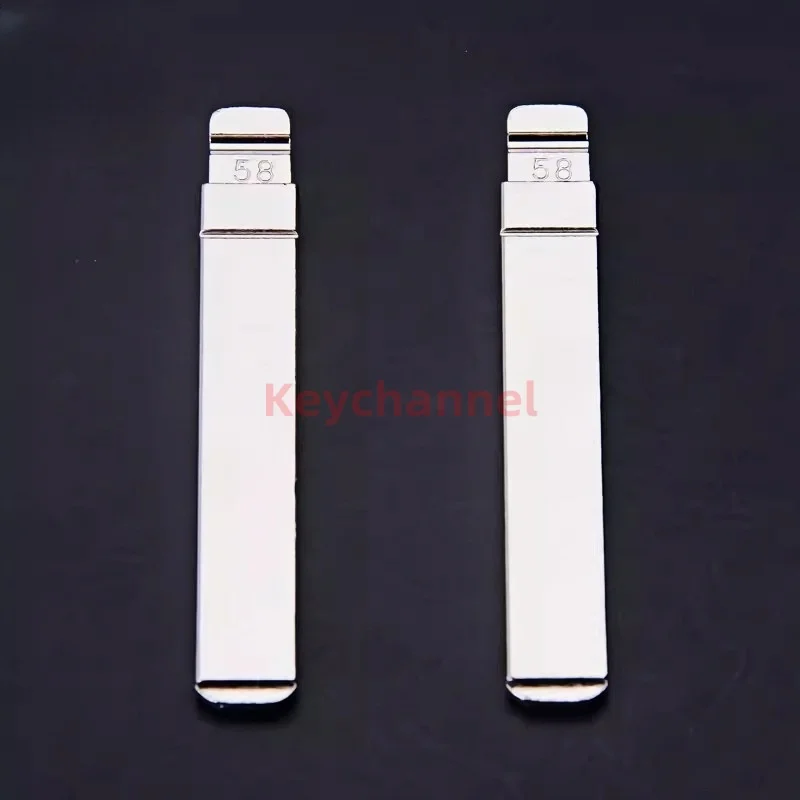 10/20/30/50pcs Car Key Blade VA2 KD Key Blank 58# for Peugeot 207 Citroen C2 C3 Smart Renualt Clio3 Duster for KEYDIY Xhorse