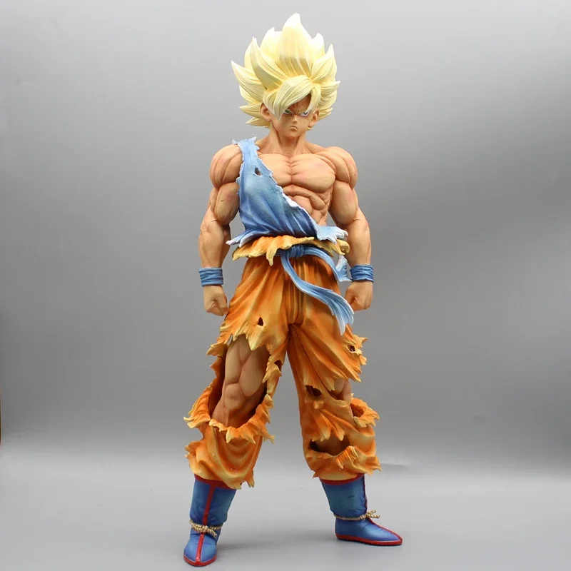 Dragon Ball Z Son Goku figur Namek Anime, Super Saiyan Goku estátu, figur aksi PVC, Brinquedos modelo de coleção, 44cm