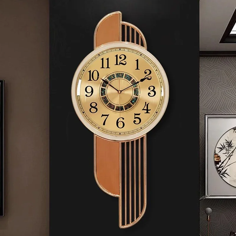 Design Vintage Wall Clock Fashion Luxury Modern Nordic Wall Clock Golden Office Reloj Pared Decorativo Home Decorating Items