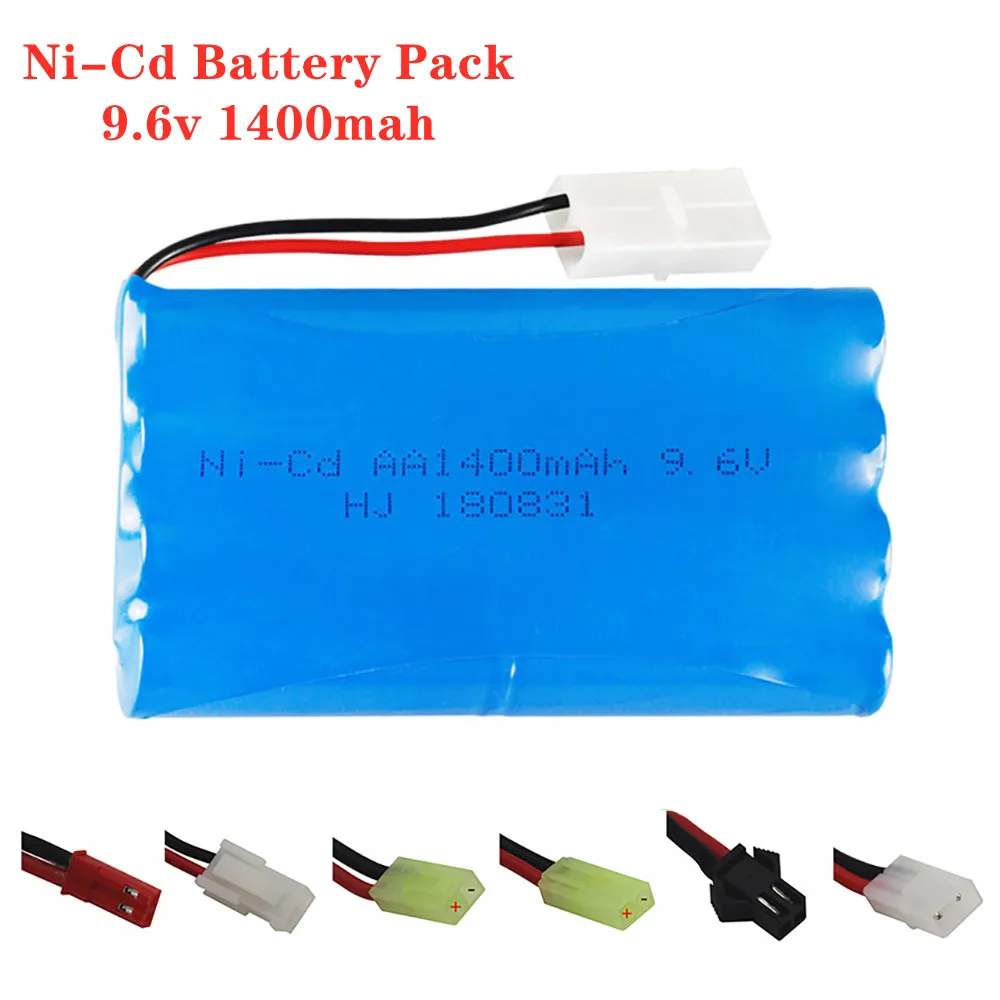 

For car accessories 9.6V 1400mAh NiCd battery for RC car boat Toy electric lighting tools Part Rechargeable AA batteries Pack