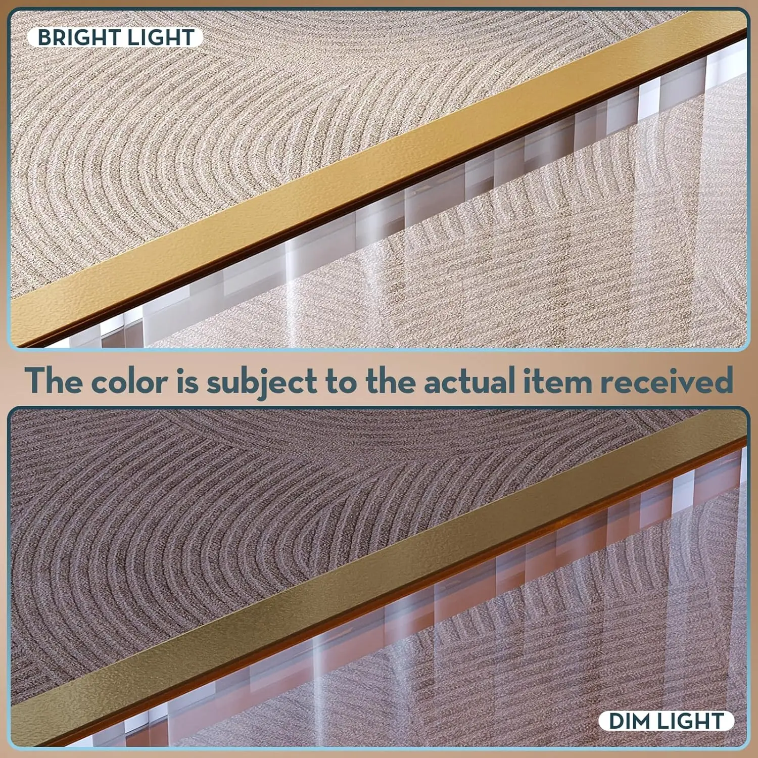 Modern Square Glass Coffee Table for Living Room, Minimalist Gold Center Table 26.7x26.7x17.7 Inches