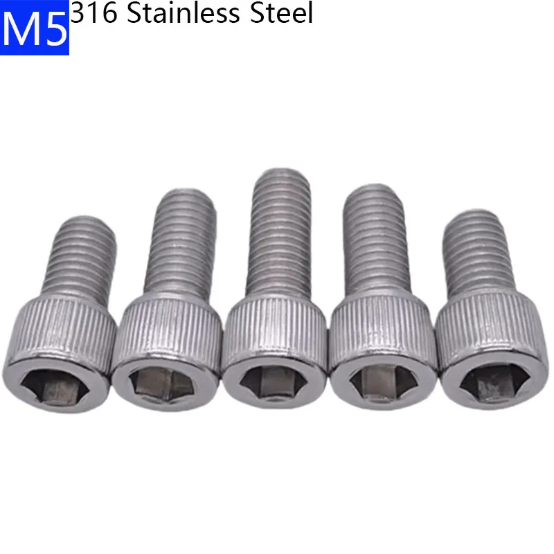 M5 X 0.8 316 Stainl…