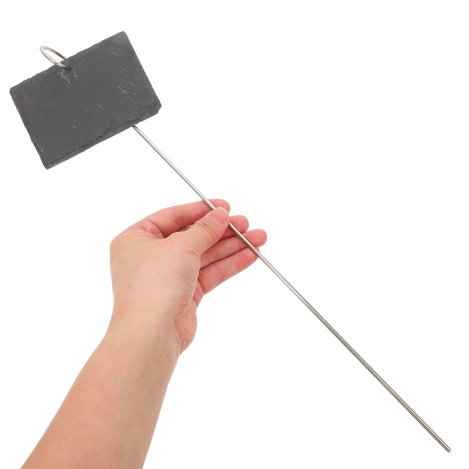 

2Pcs Plant Tags Weatherproof Stone Rectangular Oval Garden Markers Outdoor Indoor Plant Label Stakes Garden Accessories