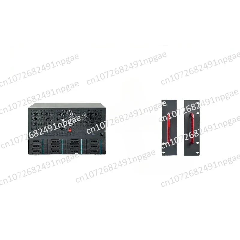 12 Bay NAS Chassis Motherboard ATX Power Supply 8 Full Height Slots Enterprise Home AIO Server