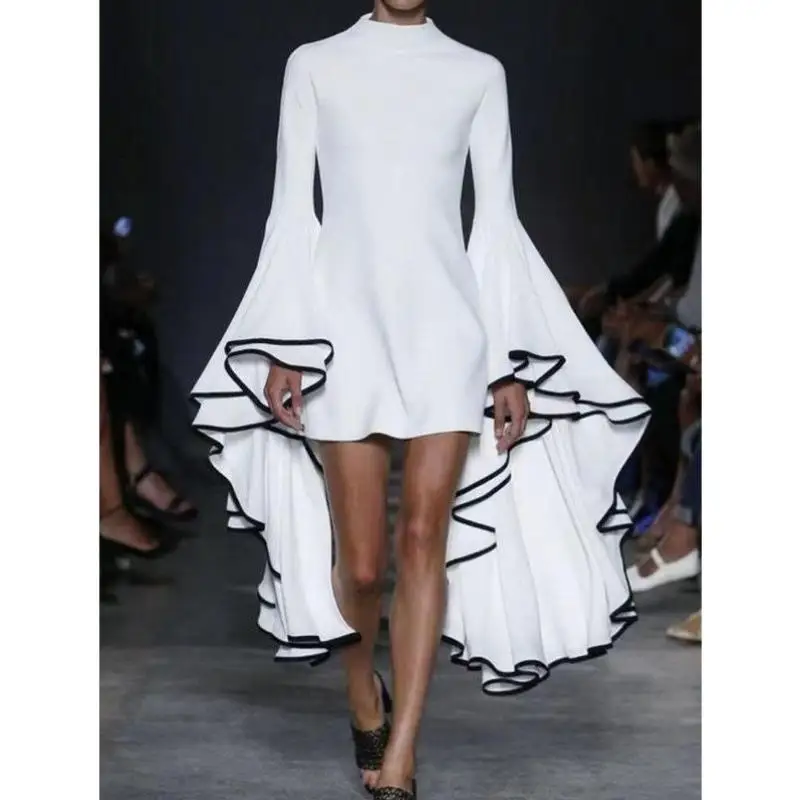 

Simple Ele Women's Dr with Lace Sves Cross-Border New Sle Autumn Seven-Sve Casual Sportswear Set