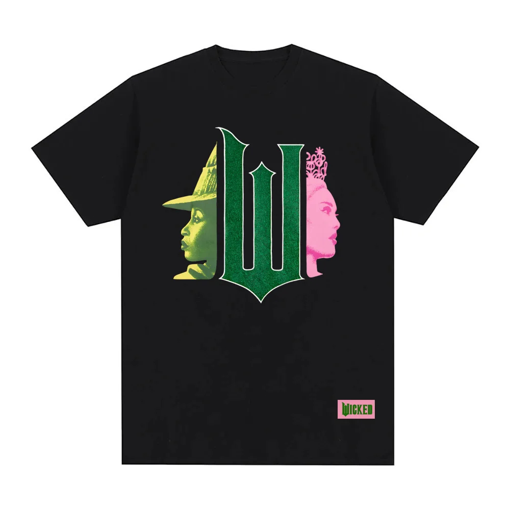 

Wicked For Good 2026 new T-SHIRT American epic song and dance fantasy movie tops Summer 100%Cotton High Quality Tee-shirt