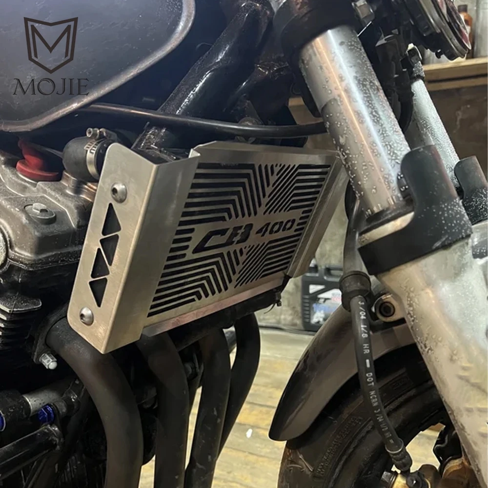 For Honda CB400 SF / Revo SF HYPER VTEC SPEC2 SPEC3 1992-2022 Motorcycle Accessories Radiator Grill Guard Cover Protector MOJIE