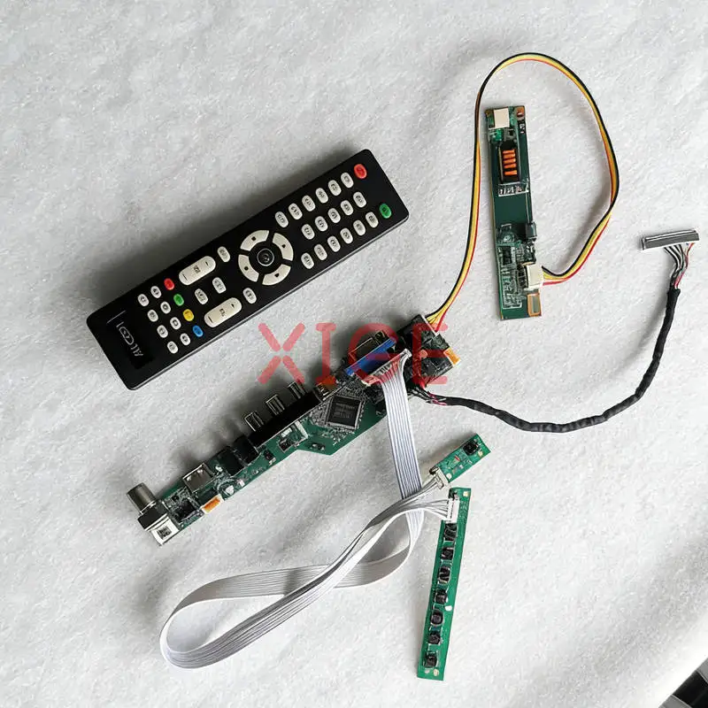 For CLAA154WA04 CLAA154WA01 CLAA154WA05 CLAA154WA03 Display Drive Board Kit USB+AV+VGA+HDMI 30 Pin LVDS 1-CCFL 1280*800 1280x800