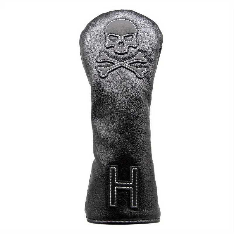 Fashionable Skull Pattern Golf Club Headcover, For No. 1 No. 3 No. 5 No. H Club