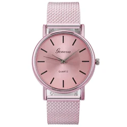 Reloj luminoso de lujo para Mujer, relojes de acero inoxidable, relojes de pulsera de cuarzo digitales simples para Mujer