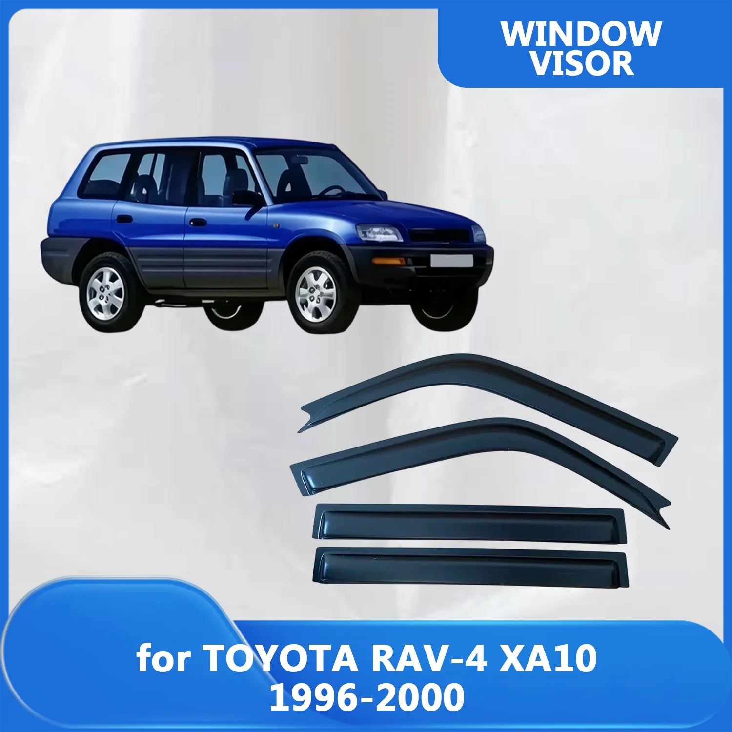 

Window Visor for TOYOTA RAV-4 1996-2000 RAV4 5-door Wind Deflectors Rain Guards Door Visor Vent Shades Ventvisor Exterior Parts