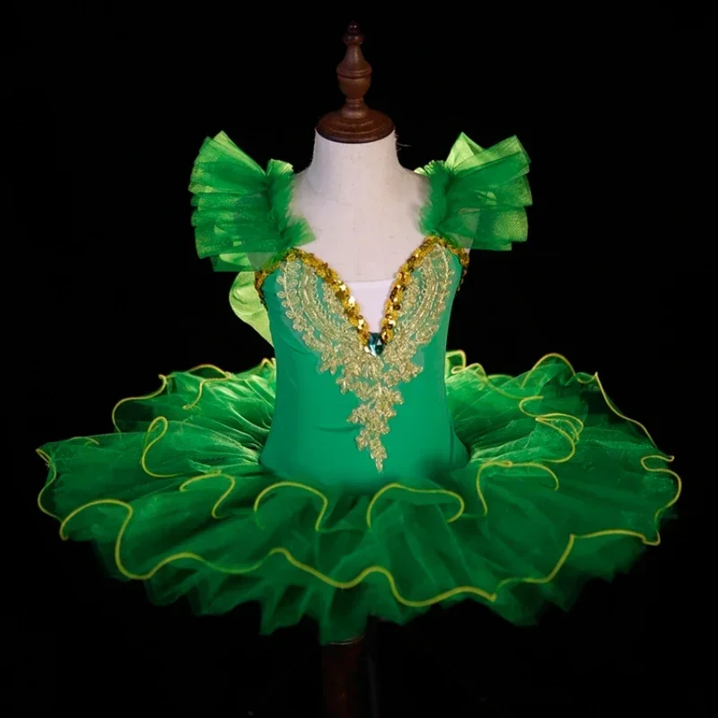Bambini Bambino Ballerina Tutu di balletto Vestito da ballo Bambini Lago dei cigni Costumi di danza Abbigliamento Ragazze adolescenti Abiti da ballo per balletto