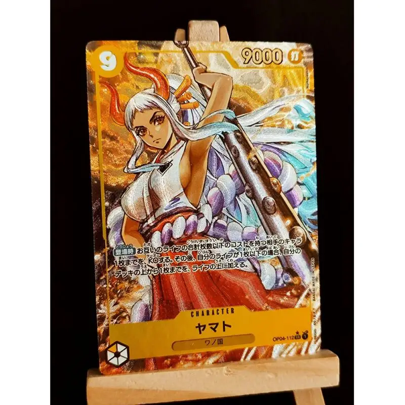 Anime One Piece-DIY ACG Laser Tabletop Jogo, Battle Flash Cards, Kozuki Hiyori Brinquedos para Meninos, Cartões Colecionáveis, Presentes de Aniversário