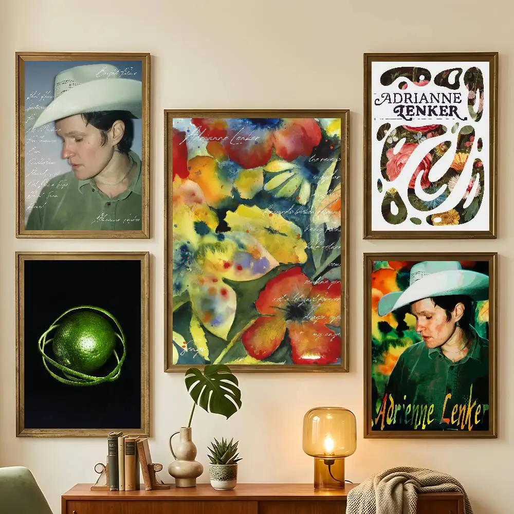 Singer A-Adrianne Lenker Songs Poster Living Room Bedroom Bar Cafes Wall Home Decoration Gifts