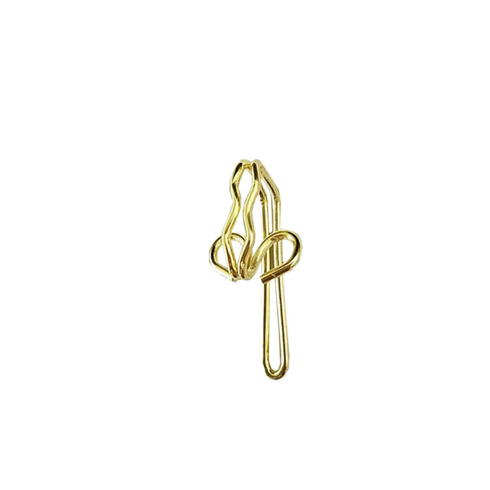 100Pcs Vintage Style Nickel Plated Iron Curtain Hooks for Curtains Drapery Track Shower Blackout Wall Art Living Room Decoration