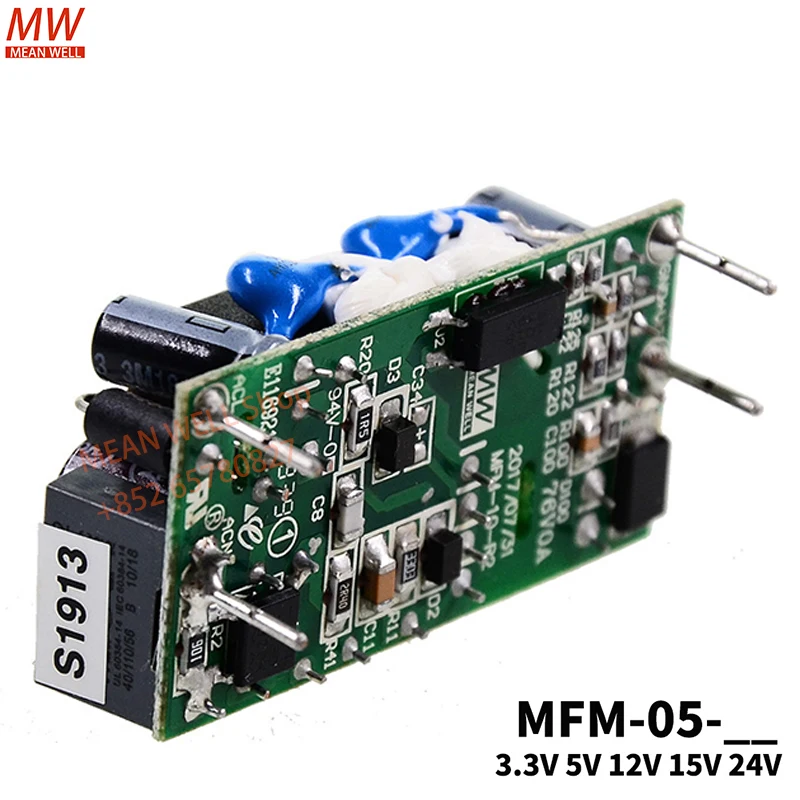 Original MEAN WELL 5W High Reliable Green On Board Type MFM-05-5 MFM-05-12 MFM-05-15 MFM-05-24