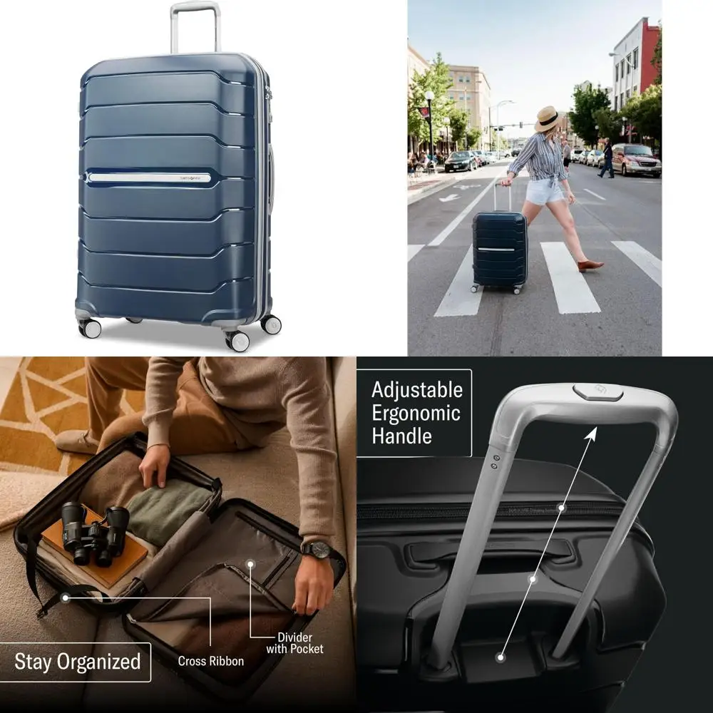 

Большой 28-дюймовый чемодан с возможностью 360° ° Spinner Wheels — замок TSA, одобренный авиакомпанией — легкий, двойной чемодан-спиннер для путешествий