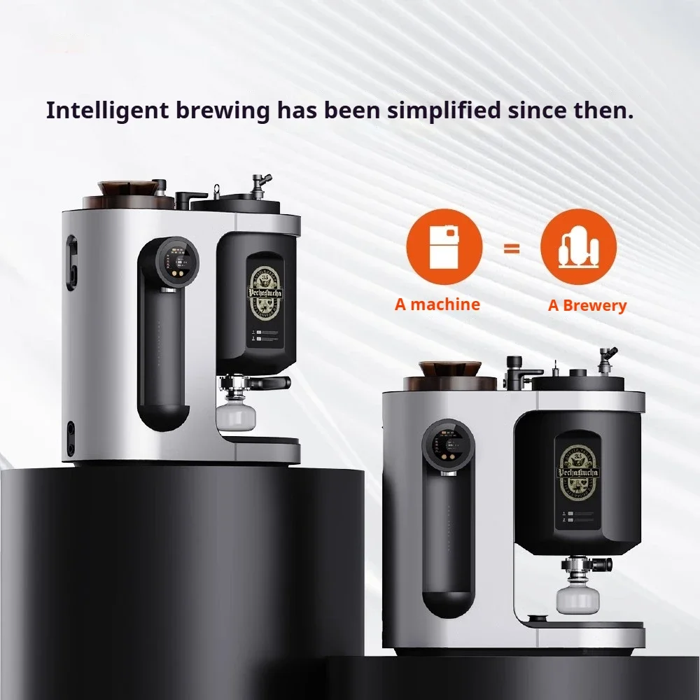 Smart Automatic Beer Brewing System 10L, Home Use Craft Beer Maker with One-Touch Operation & DIY Recipes