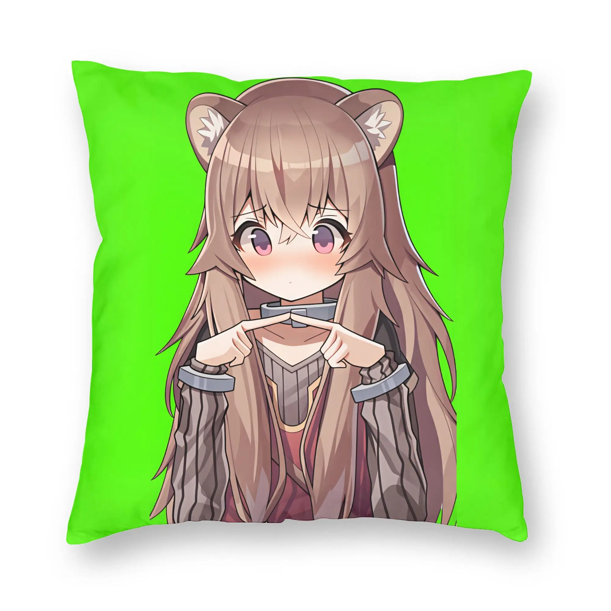 Наволочки Raphtalia S-Shield Hero TRotSH – Забавные наволочки для стула, дивана, домашнего декора, удобные чехлы для подушек.