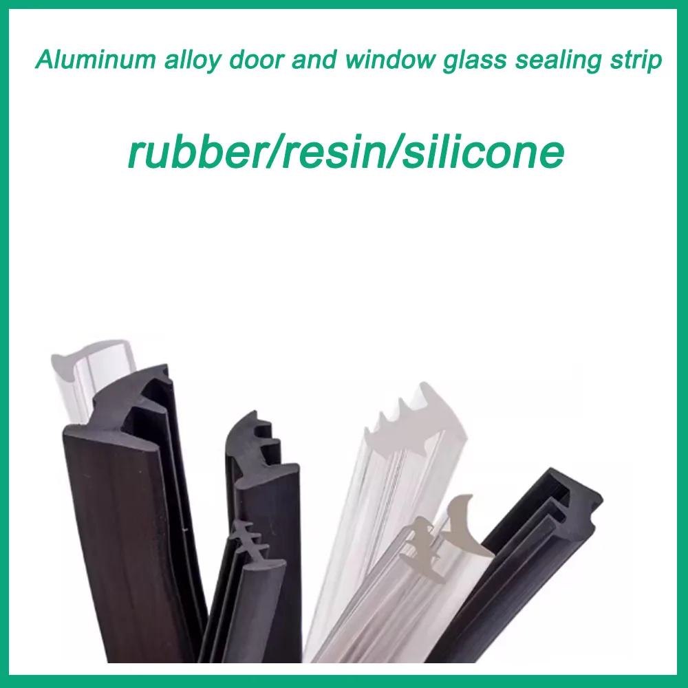 1M Tower crescent-shaped Type Waterproof And Dustproof Door And Window Glass Sealing Strip T-shaped Sealing Strip
