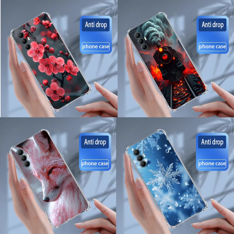 For Cases Tecno Spark 8 Pro Cover Soft Silicone transparent TPU Phone Case Coque Capa Bumper