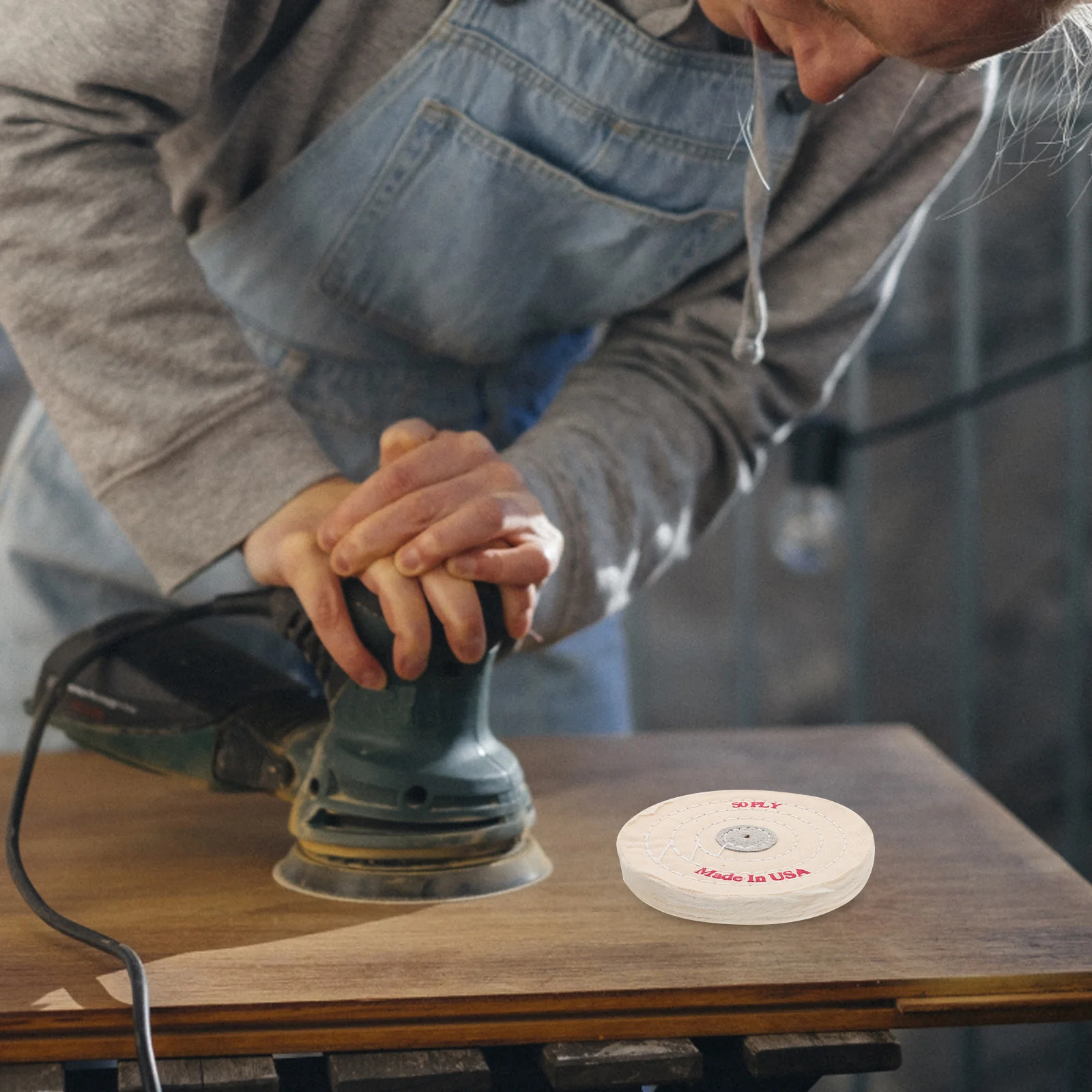 

Полировальный круг для ткани, инструмент для полировки, высокоэффективная полировальная подушечка для сверла для ювелирных изделий, металла, алюминия, нержавеющей стали, 5 дюймов