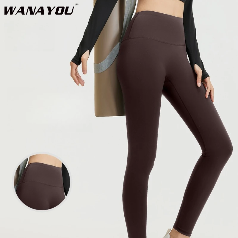 WANAYOU Pantaloni da yoga da donna, Leggings da allenamento, Abiti attillati, Sollevamento fianchi, Fitness in palestra, Pantaloni sportivi attillati