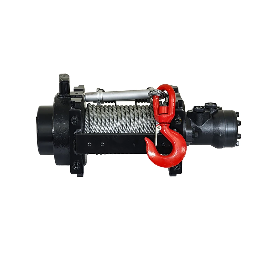 OEM Hydraulic Winch 10 Ton 22000lbs for Tractor Skidding Off-Road Vehicle Recovery Oil Field Operations Free Spool 20 Ton
