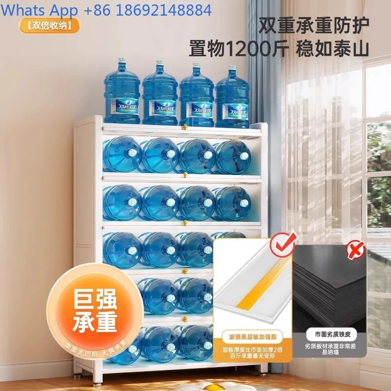 Estante de piso de aço com portas de vidro para sala de estar, armário de exibição à prova de poeira para estatuetas, armário de armazenamento de ferro