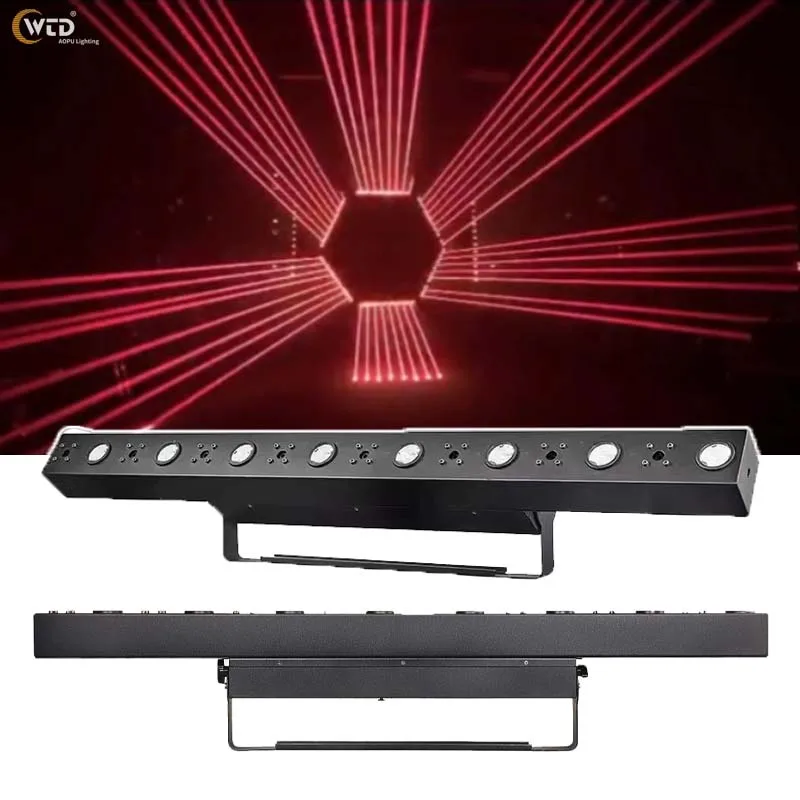 New Product 8 Pcs 3W Pixel Matrix Warm White LED Laser Light For DJ Bar Night Club