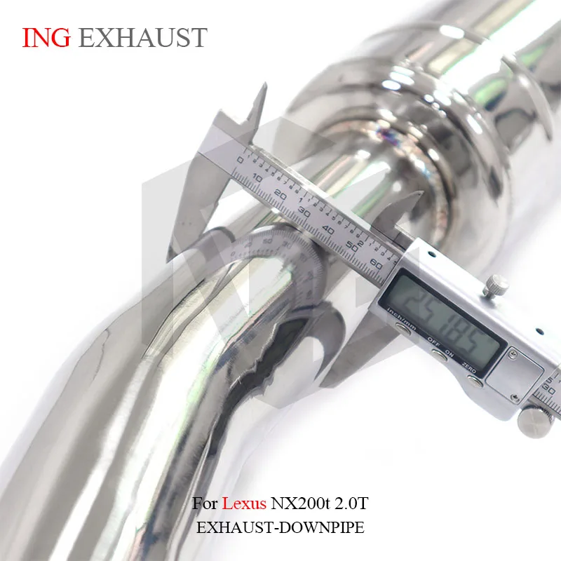 🔥ING Stainless Steel Catback Pipe for Lexus NX200t 2.0T Sport High Flow, Noise Reduction, Easy Installation
