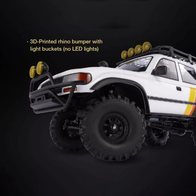 FRC 1/10 نسخة مصقولة LC80 معدلة ثلاثة ألوان RC 4WD محاكاة كهربائية على الطرق الوعرة مركبة 2.4G التحكم عن بعد لعبة للأولاد الكبار
