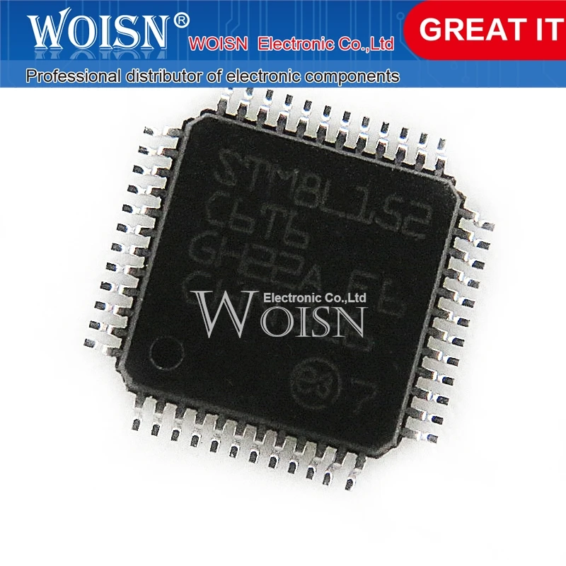 5PCS STM8L152C6T6 STM8L152 LQFP-48