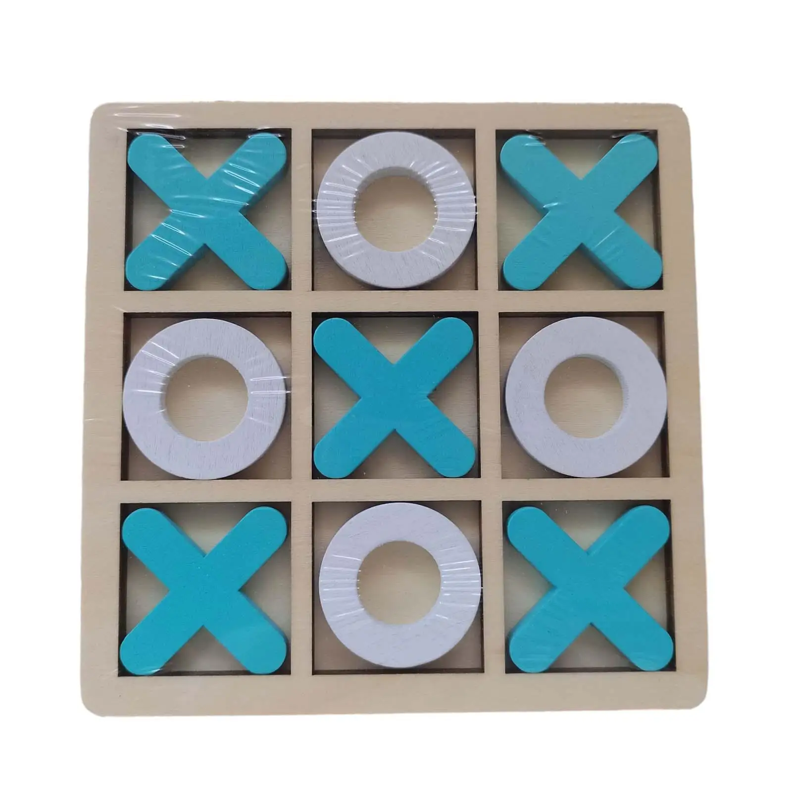 Tic TAC Toe Wooden Board Game, Xoxo Chess Board Game, Family Children Puzzle Game, Classical Funny Table Game