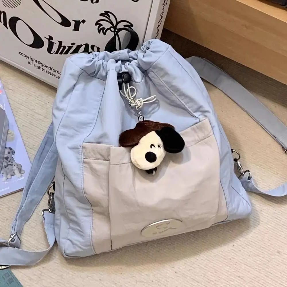 패션 Drawstring 가방 어린이 배낭 휴대용 멀티 포켓 여행 배낭 나일론 고품질 학교 가방 선물