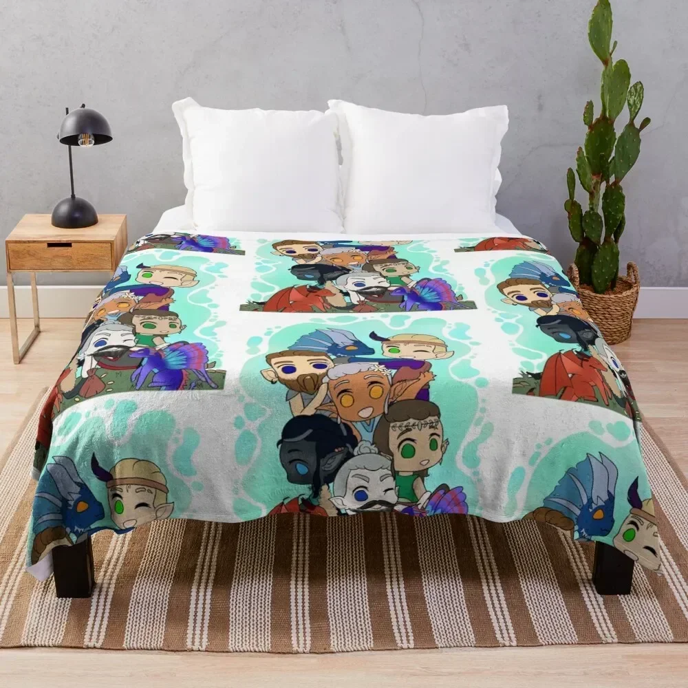 

Dnd Group Throw Blanket Soft Bedroom Blanket for Night Sleeping