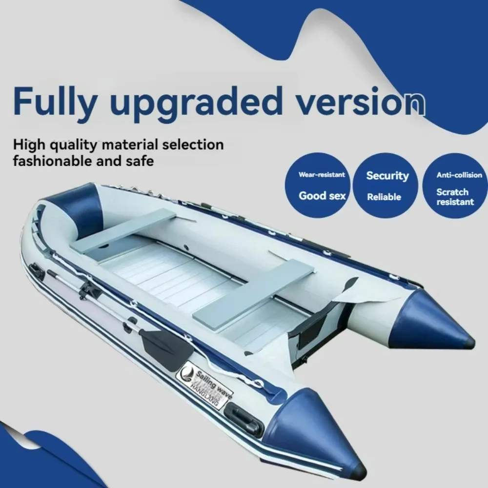 قارب هجومي سميك جديد قابل للنفخ لقارب مطاطي للتحكم في الفيضانات مع ميزات قارب نجاة عالية الوضوح #4