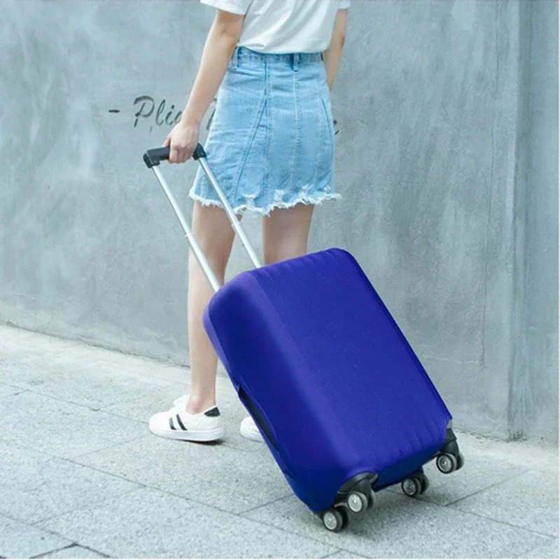 Suitcase Covers Portable Trolley Box Cover Zipper Suit for 18-32 Inch Bag Thicker Elastic Dust Cover Travel Accessories