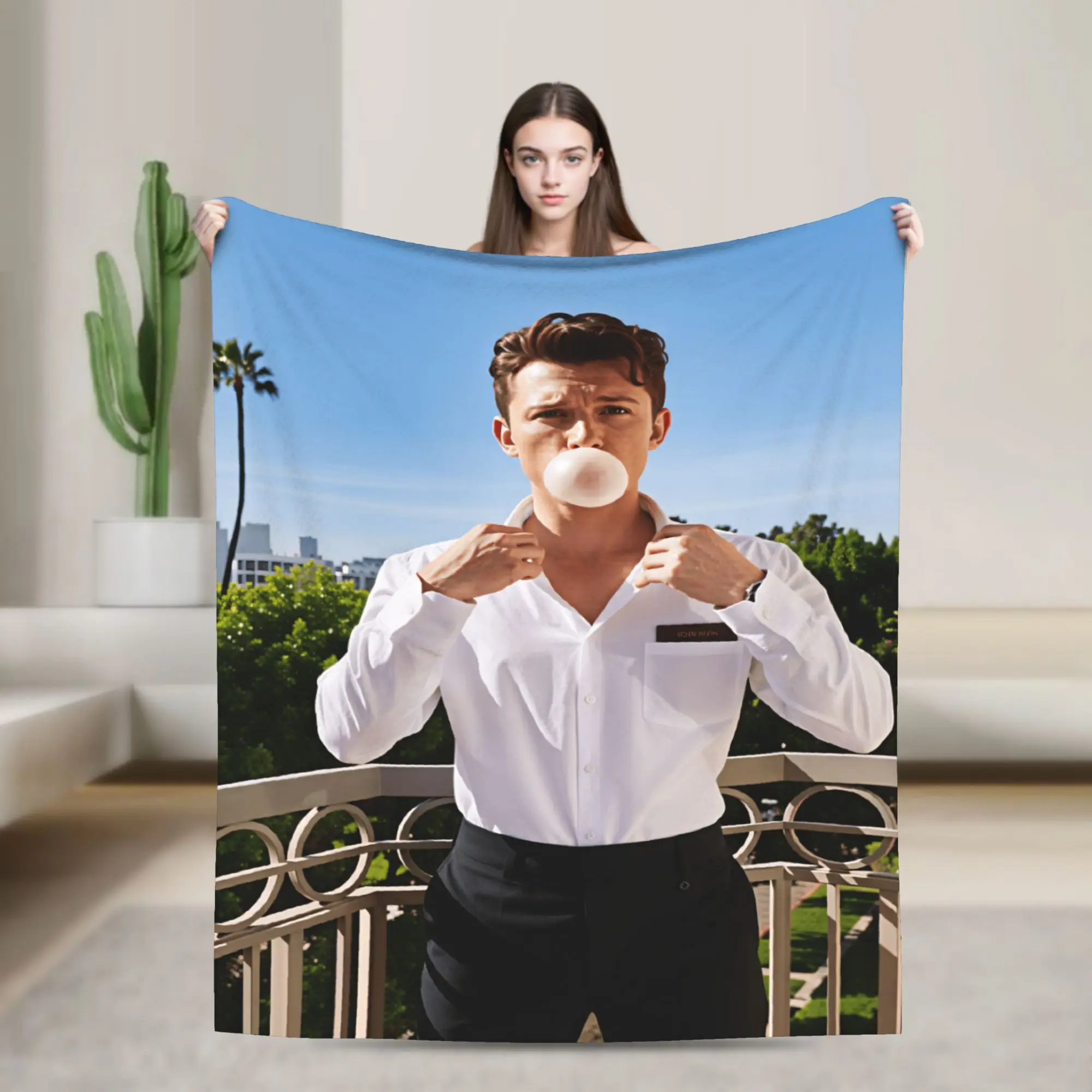 Tom Hollands Blanket Comfortable  Throw Blanket Spring Adults Chair Sofa Bed Plane Travel Bedspread