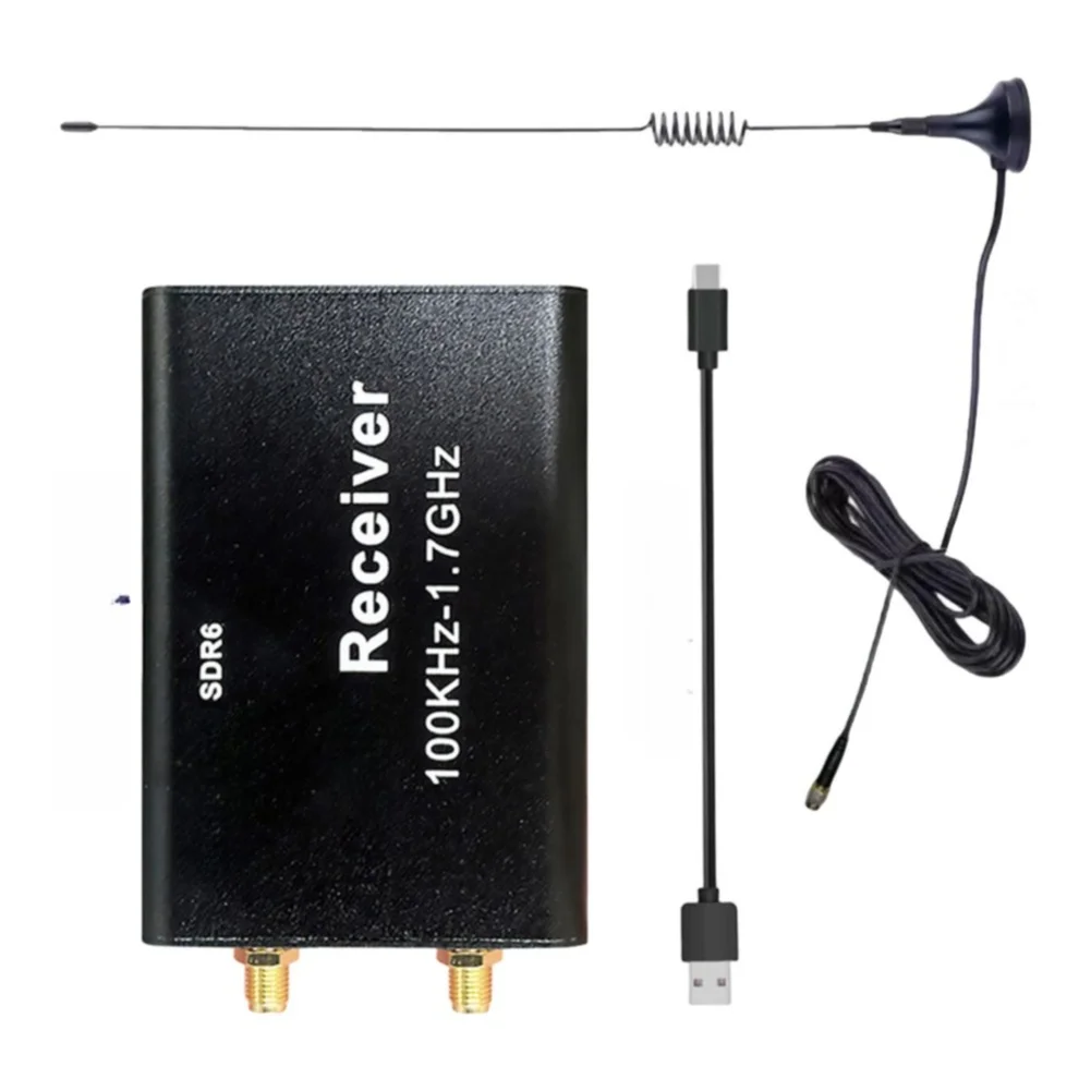 1pc SDR6 For RTL Full-Band Software-Defined Radio Aviation Shortwave Wideband For SSB Communications Two-way-Radio Transmissions