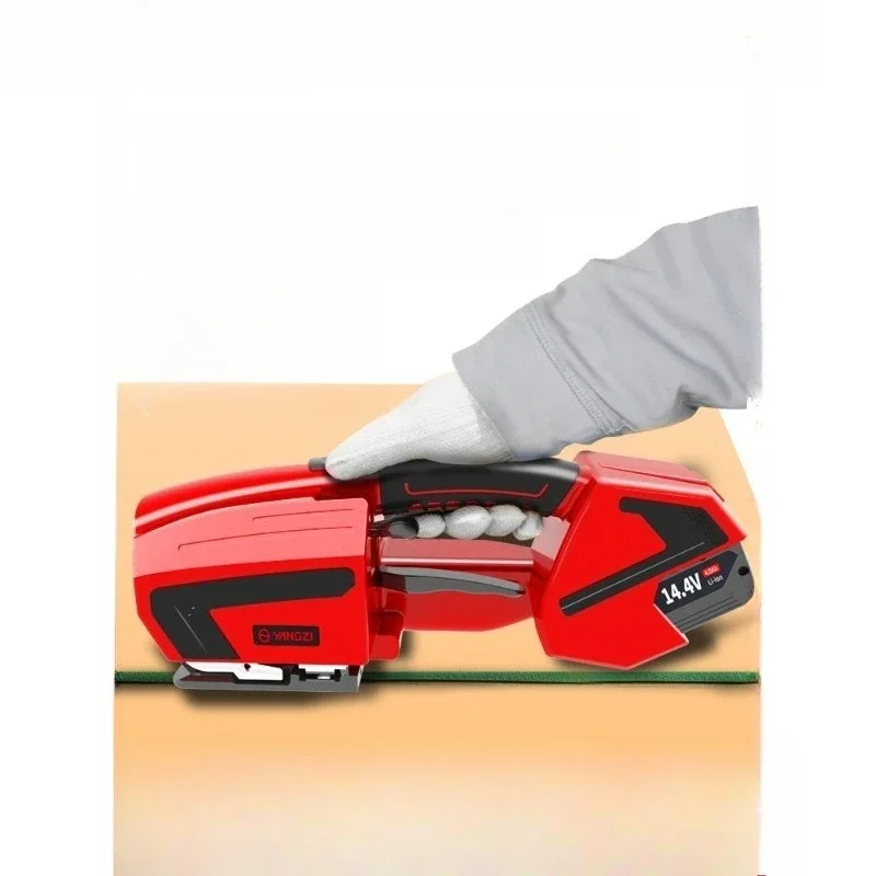 

D16 electric baler portable automatic strapping belt tightening integrated pp belt buckle free hot melt sealing pet plastic