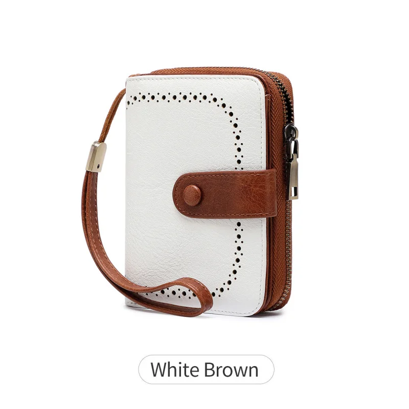 Western RFID Blocking Organ PU Leather Women Wallet Fashion Large Capacity Multi-functional Purse for Ladies