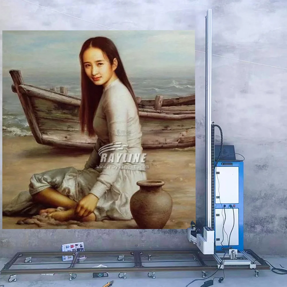Smart Wall Printer for Interior Design Automated Wall Art Printing Device Custom Murals Decorations