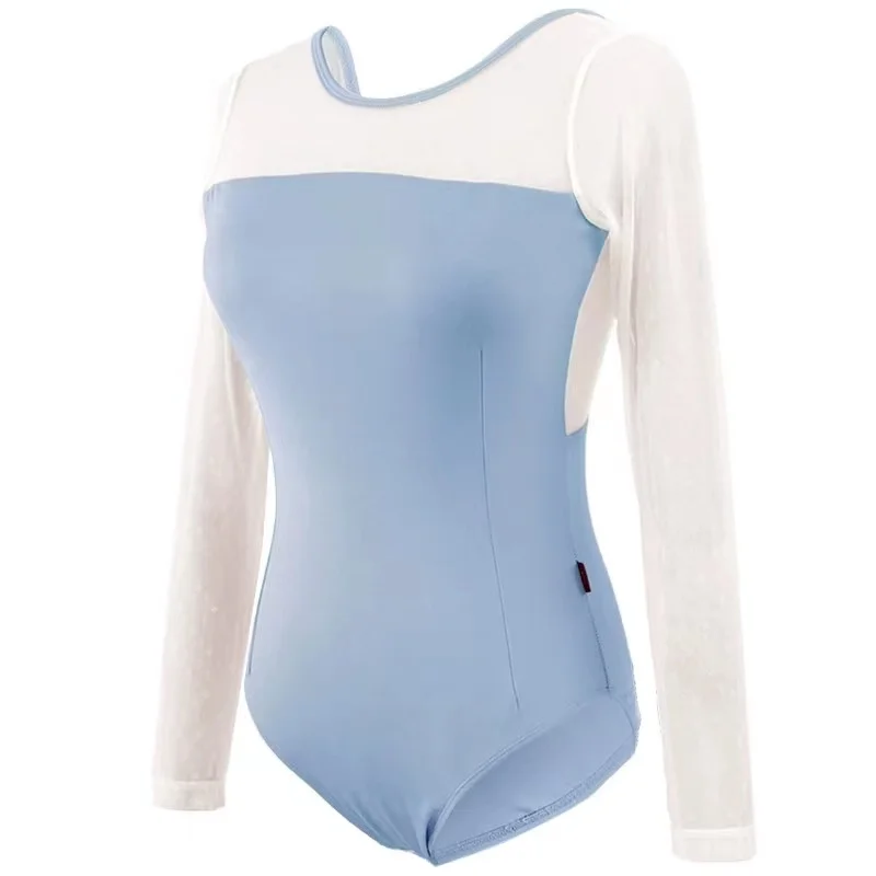 Collant Ballet para Mulheres, Roupa De Prática De Ginástica, Roupa De Performance De Bailarina