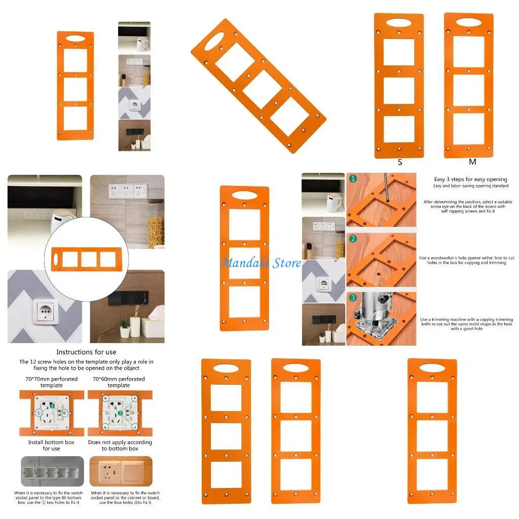 

U2JC Efficient 86 Box Opening Mold User Friendly Opening Mold for Constructions Work