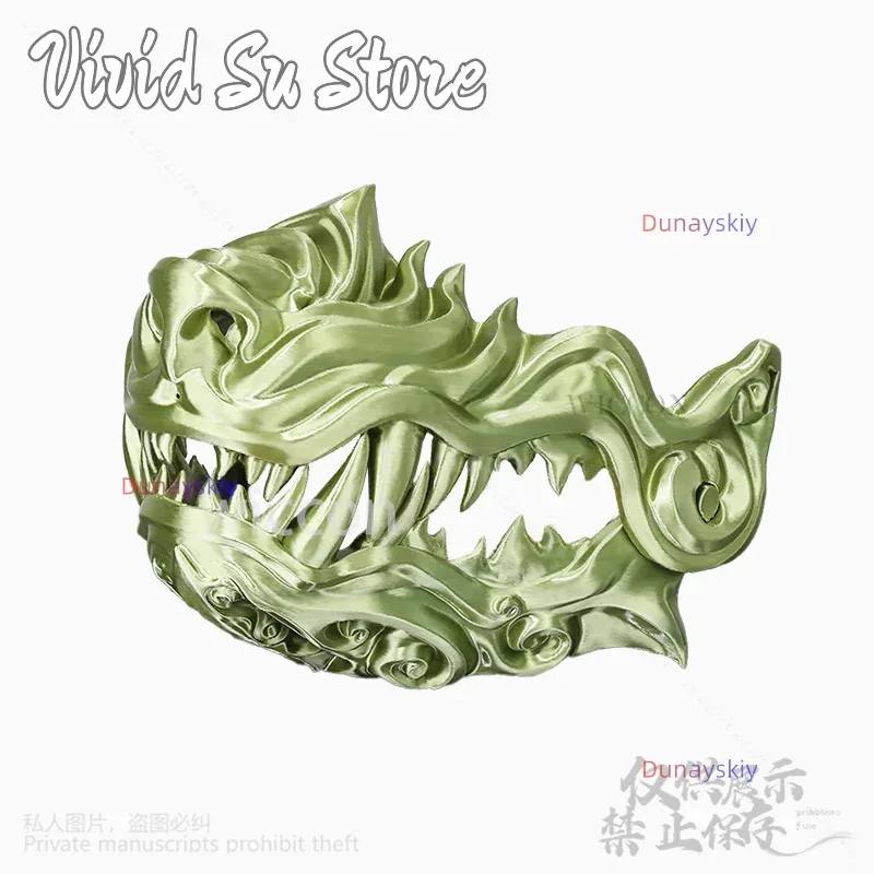 

CyAnime Furry Косплей Японский Праджня Ниндзя 3D печатная маска лисы волк собака лицо для Хэллоуина Рождественская вечеринка Customiz