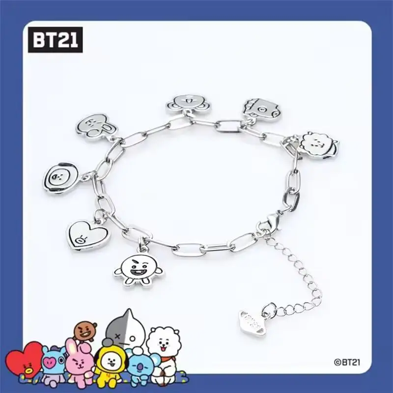 Latest model 2026 Popular Anime BT21  Cartoon Couple 26Cm Simple Fashion Men's and Women's Accessories Fans Collect